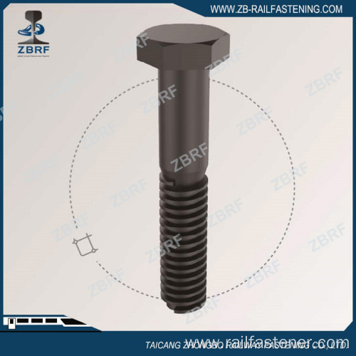 Hex head anchor bolt for turnout